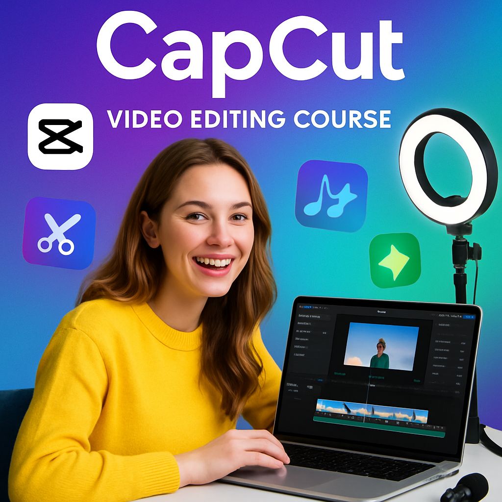 Curso de CapCut - Edite Vídeos Incríveis